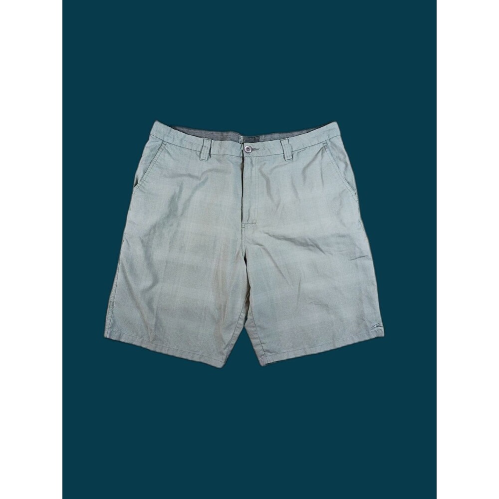 O'Neill Shorts Mens 38 Gray Plaid 10" Inseam